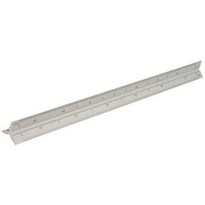 Riglă pentru ingineri Faber-Castell Triunghiular Alb 30 cm (24 Unități)