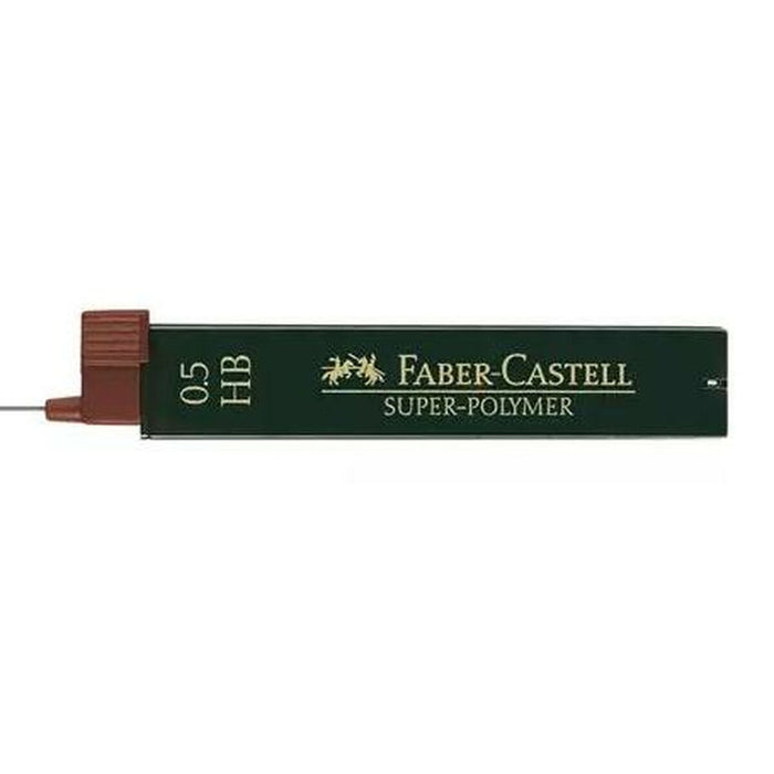 Piese de schimb pentru plumbul creionului Faber-Castell Super-Polymer HB 0,5 mm (12 Unități)