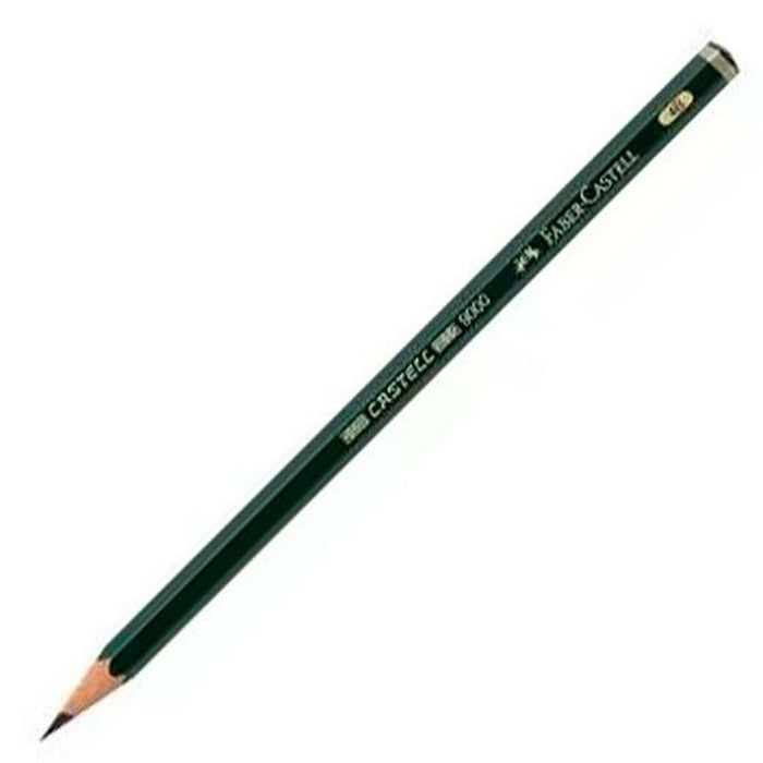 Creion Faber-Castell 9000 Ecologic Hexagonal 4B (12 Unități)