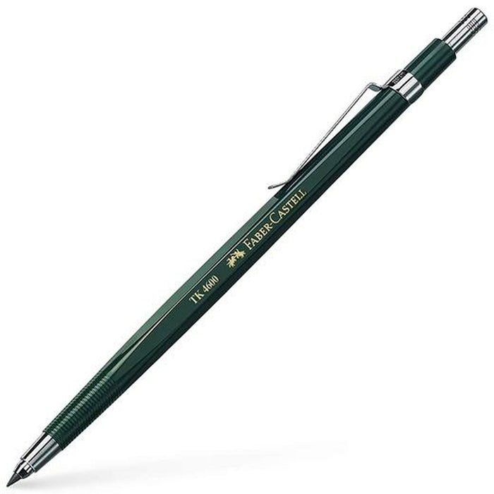 Creion mecanic Faber-Castell Tk 4600 Verde 0,7 mm (10 Unități)