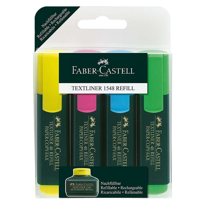 Set de markere Faber-Castell Fosforescent Multicolor (5 Unități)
