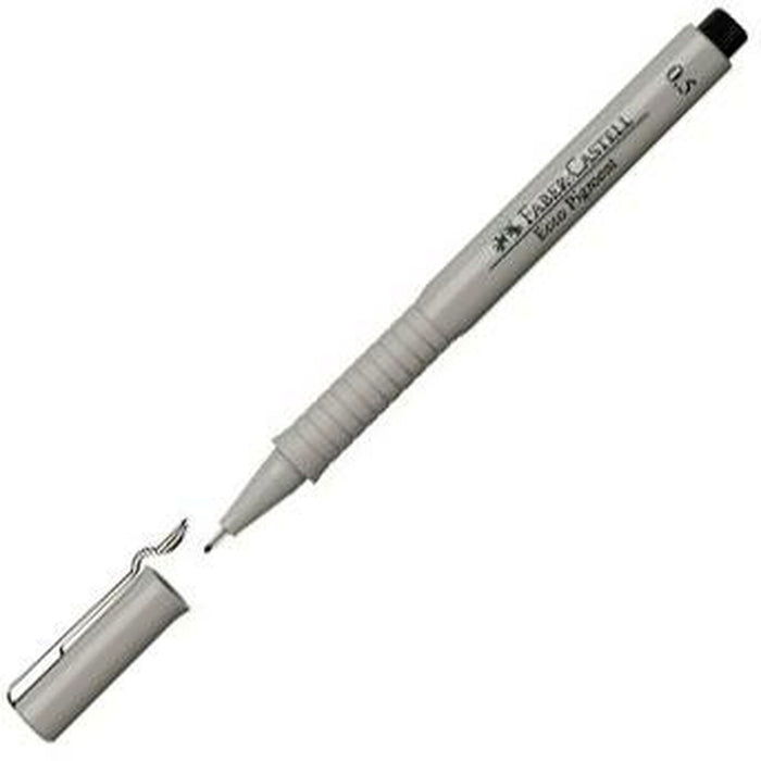 Carioci Faber-Castell Ecco Pigment 0,5 mm Negru (10 Unități)