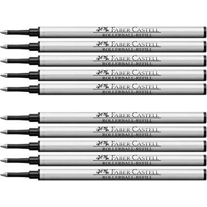 Piese de schimb Faber-Castell Roller 0,5 mm Negru (10 Unități)