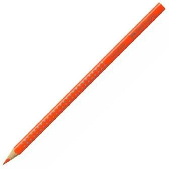 Creioane culori Faber-Castell Colour Grip Portocaliu închis (12 Unități)