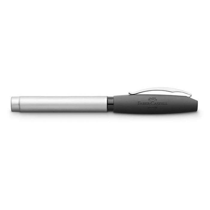 Stilou de caligrafie Faber-Castell Essentio F Finisaj mat Argintiu