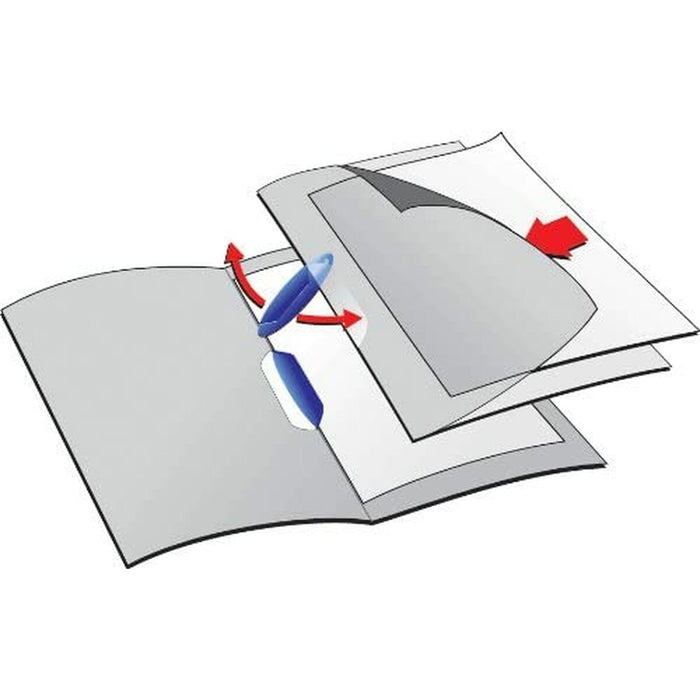 Mapă pentru Documente Durable Swingclip Negru Transparent A4
