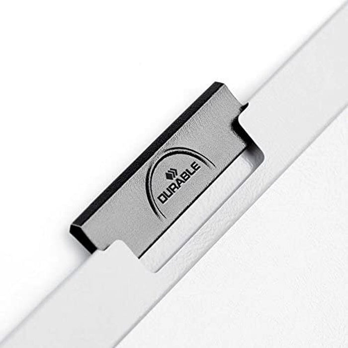 Dosar Servietă Durable Duraclip 30 Alb Transparent A4 25 Piese