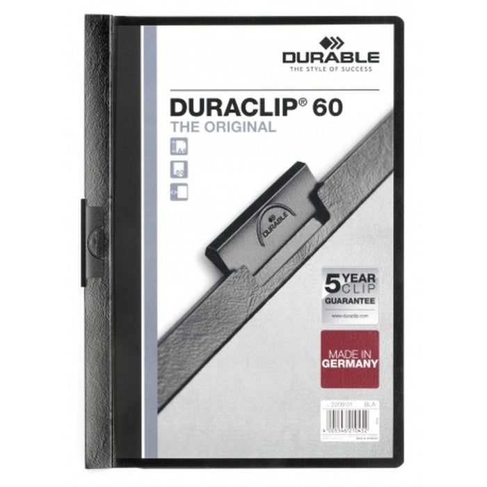 Dosar Servietă Durable 2209-01 Negru A4