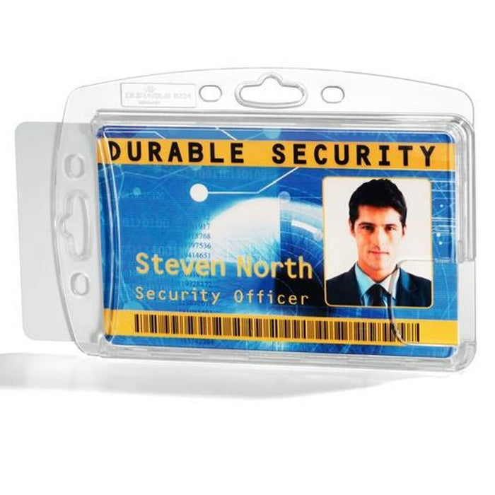 Husă pentru carte de identitate Durable Transparent Plastic 5,4 x 8,7 cm 10 Unități