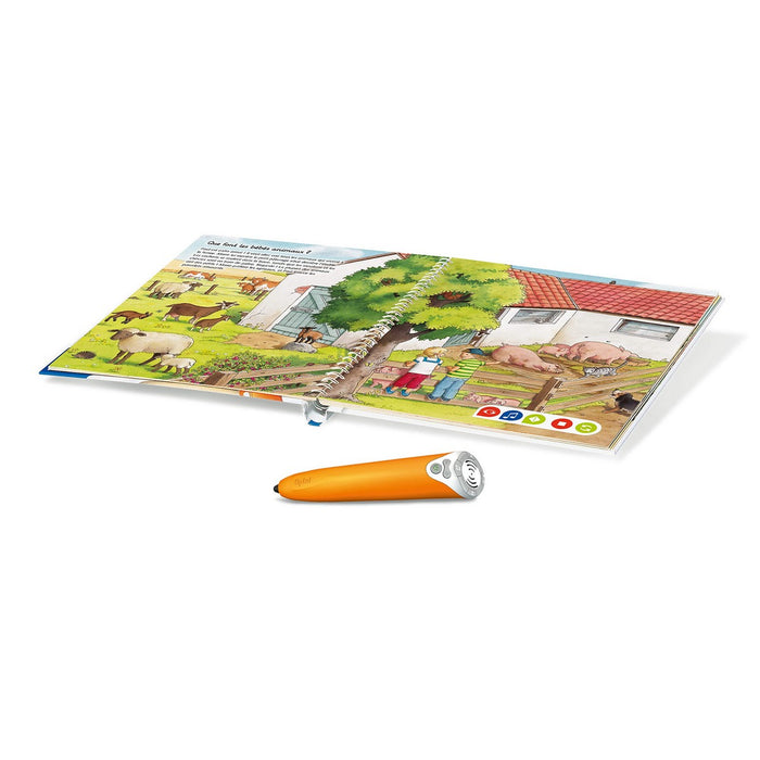 Joc de Masă Ravensburger Complete interactive reader box + Book Imagier At the farm Tiptoi (FR)
