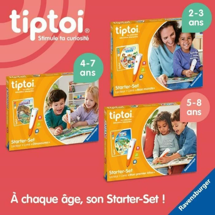 Joc Educativ Ravensburger tiptoi® Starter Dino-4005556001750 (FR)