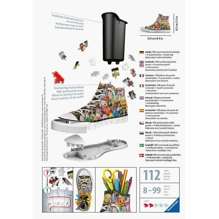 Puzzle 3D Ravensburger Iceland: Kirkjuffellsfoss  108 Piese 3D