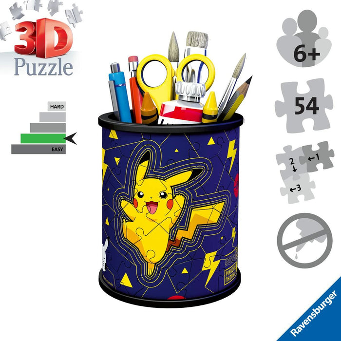 Puzzle 3D Ravensburger Iceland: Kirkjuffellsfoss  54 Piese 3D Suport pentru Creioane