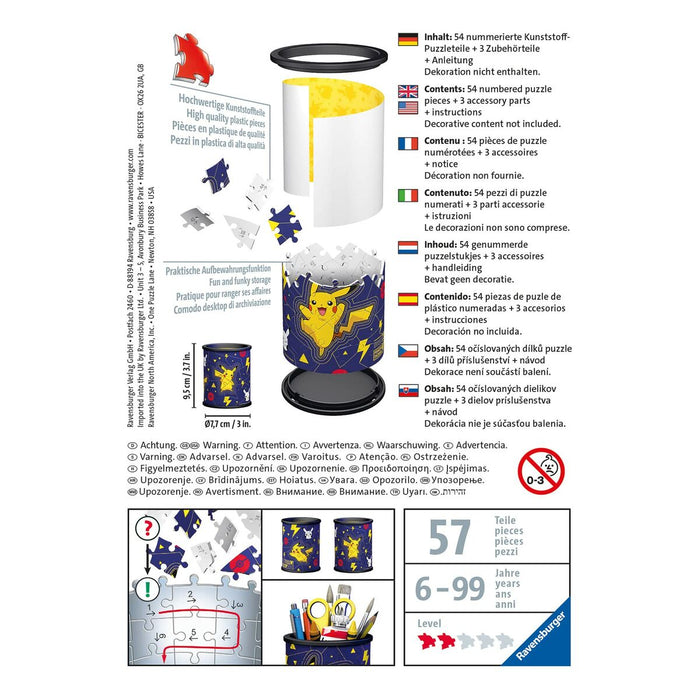 Puzzle 3D Ravensburger Iceland: Kirkjuffellsfoss  54 Piese 3D Suport pentru Creioane