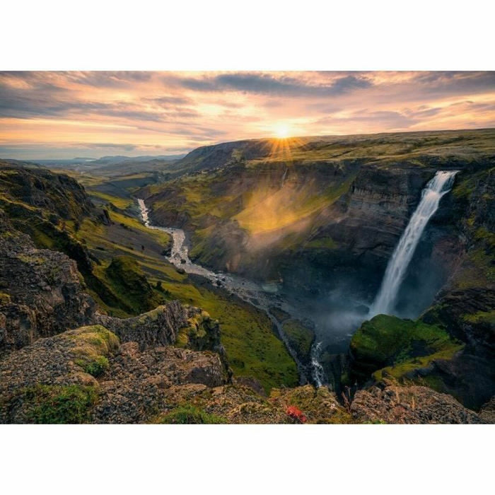 Puzzle Ravensburger Iceland: Kirkjuffellsfoss  1000 Piese