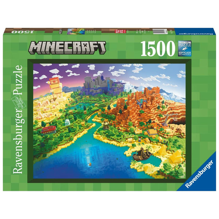 Puzzle Minecraft Ravensburger 17189 World of Minecraft 1500 Piese