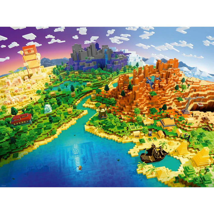 Puzzle Minecraft Ravensburger 17189 World of Minecraft 1500 Piese