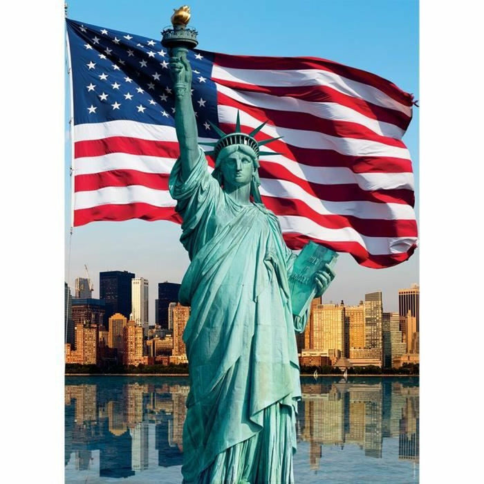 Puzzle Ravensburger Skyscraper & Liberty 2 x 500 Piese
