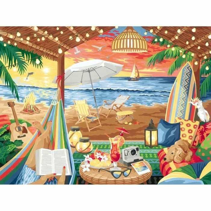 Set de Lucru Manual Ravensburger Cozy Cabana Carton