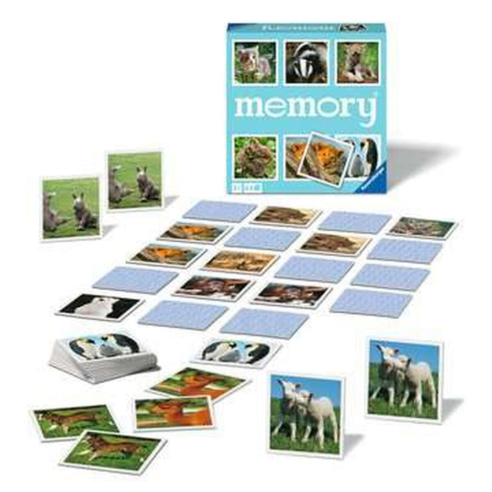 Joc Educativ Ravensburger Grand Memory - Theme: Small animals Multicolor