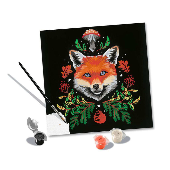 Set de pictură pe numere Ravensburger Fox 22 Piese