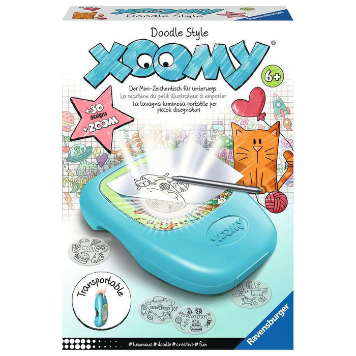 Proiecție de Desene Xoomy Ravensburger Doodle Style Albastru 1 Piese