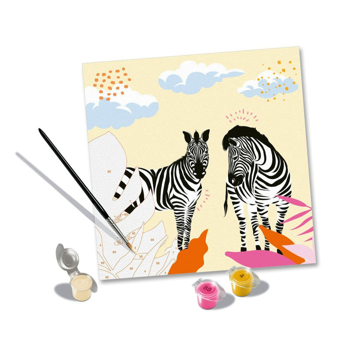 Set de pictură pe numere Ravensburger Zebra