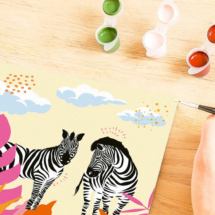 Set de pictură pe numere Ravensburger Zebra