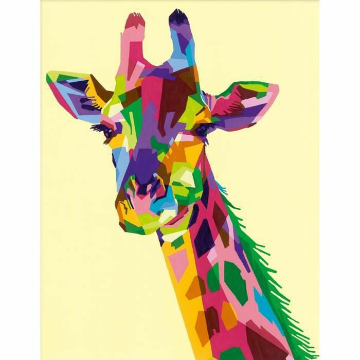 Desene pentru colorat Ravensburger CreArt Large Giraffe 24 x 30 cm