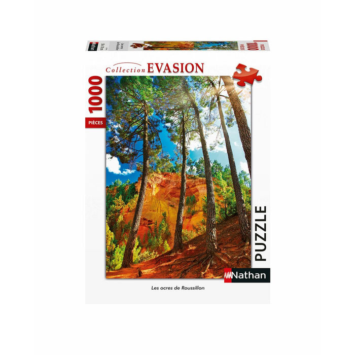 Puzzle Nathan 4005556876396 Les Ocres de Roussillon 1000 Piese