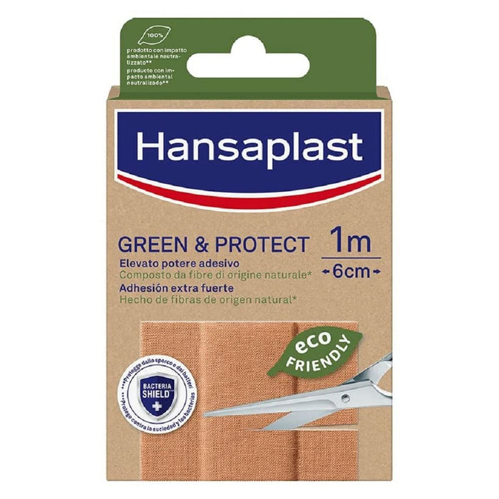 Plasturi Hansaplast Green & Protect 10 x 6 cm 10 Unități