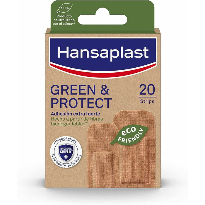 Plasturi Hansaplast Green & Protect 20 Unități