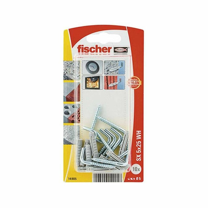 Cuie unghiulare Fischer 14905 Crampoane 5 x 25 mm 10 Unități