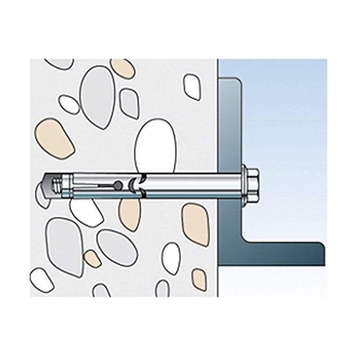Crampoane Fischer fsl 10 Oțel M8 x 60 mm (50 Unități)