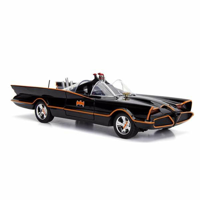 Playset Batman Batmóvil 1966 Classic 3 Piese Lumină 17 cm