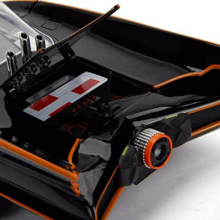Playset Batman Batmóvil 1966 Classic 3 Piese Lumină 17 cm