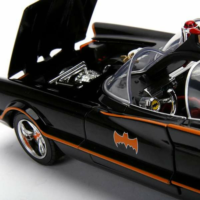 Playset Batman Batmóvil 1966 Classic 3 Piese Lumină 17 cm
