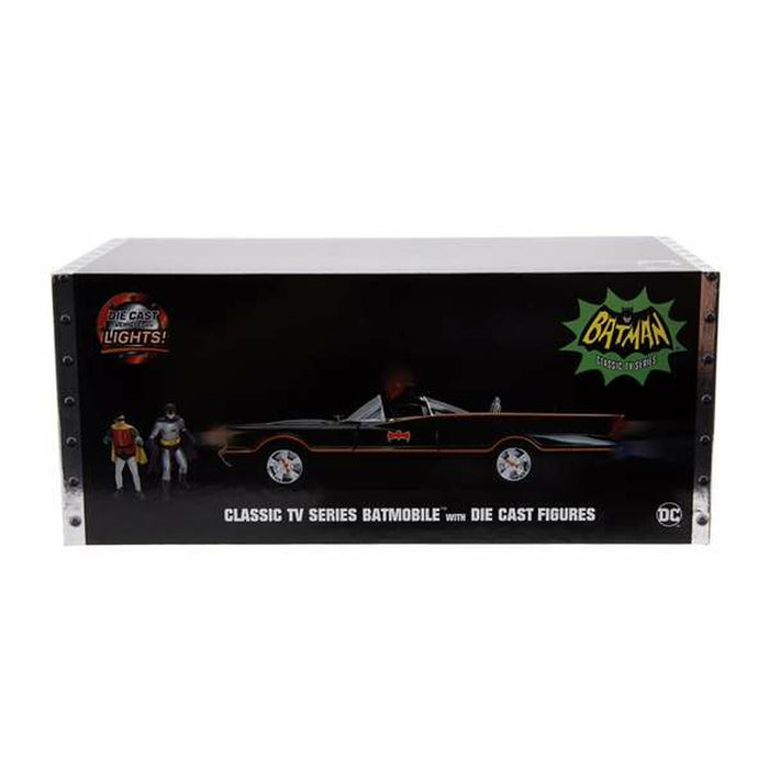 Playset Batman Batmóvil 1966 Classic 3 Piese Lumină 17 cm