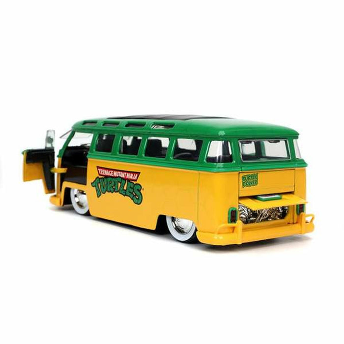 Playset Teenage Mutant Ninja Turtles Leonardo & 1962 Volkswagen Bus 2 Piese