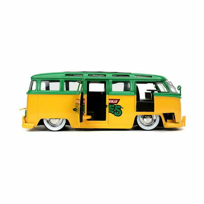 Playset Teenage Mutant Ninja Turtles Leonardo & 1962 Volkswagen Bus 2 Piese