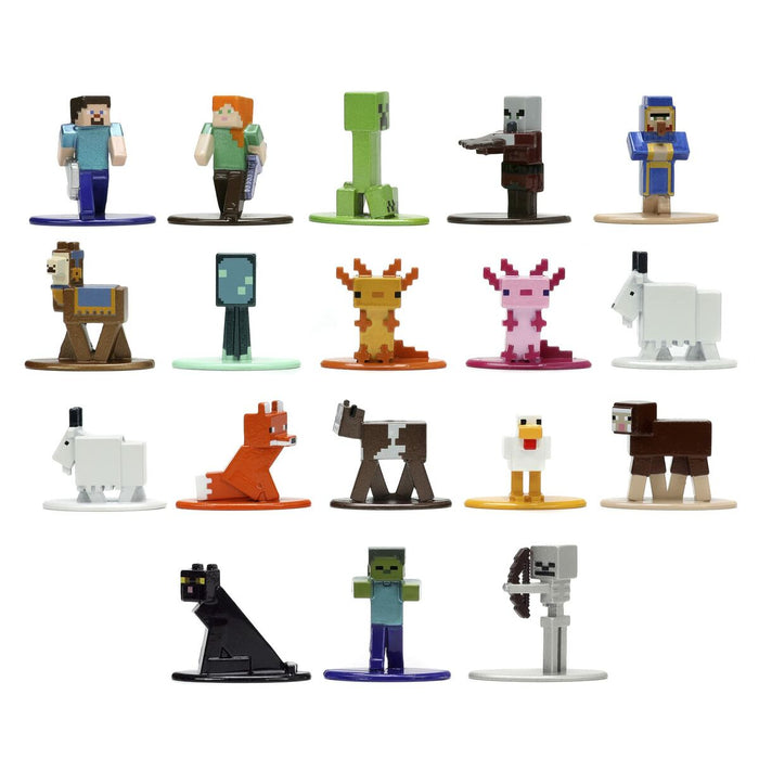 Set de figurine Minecraft 4 cm 18 Piese