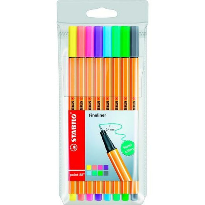 Set de Carioci Stabilo Point 88 Multicolor (10 Unități)