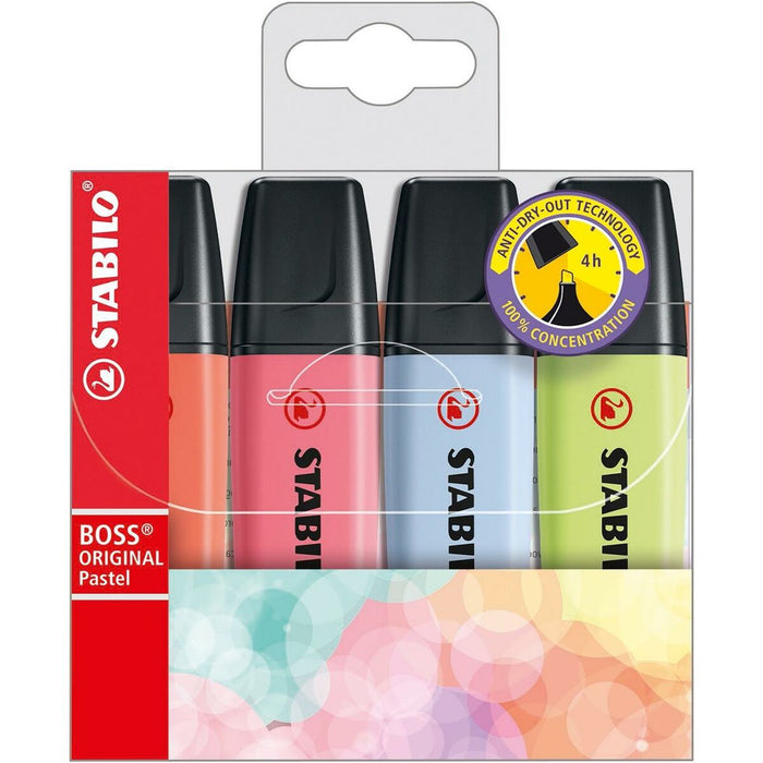 Set de Markere Fosforescente Stabilo Boss Pastel Multicolor (5 Unități)