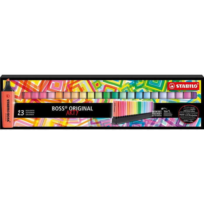 Set de Markere Fosforescente Stabilo Boss Arty Multicolor (5 Unități)