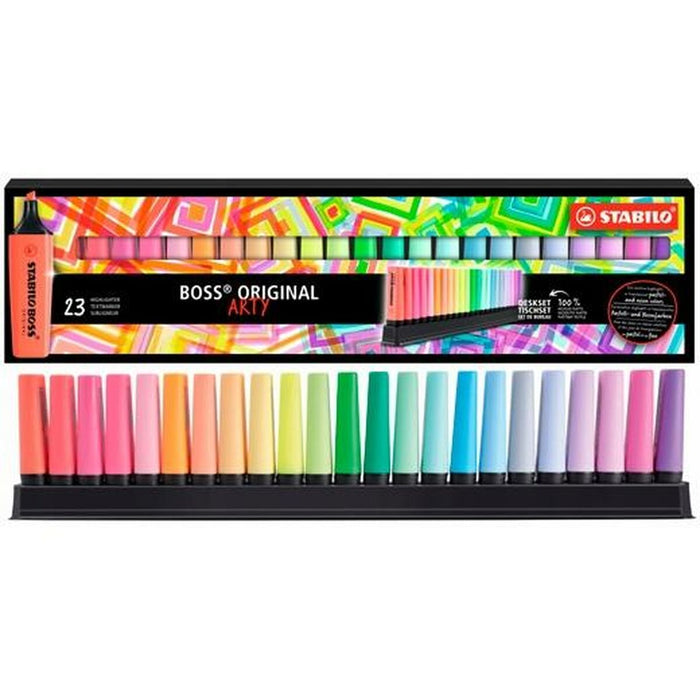 Set de Markere Fosforescente Stabilo Boss Arty Multicolor (5 Unități)