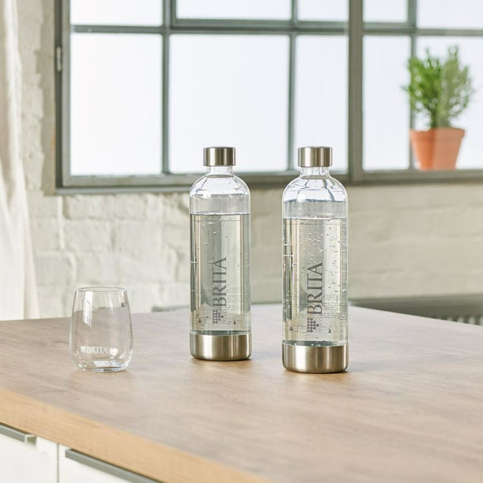 Sticlă de apă SodaOne Brita 1043722 Transparent Argintiu 1 L