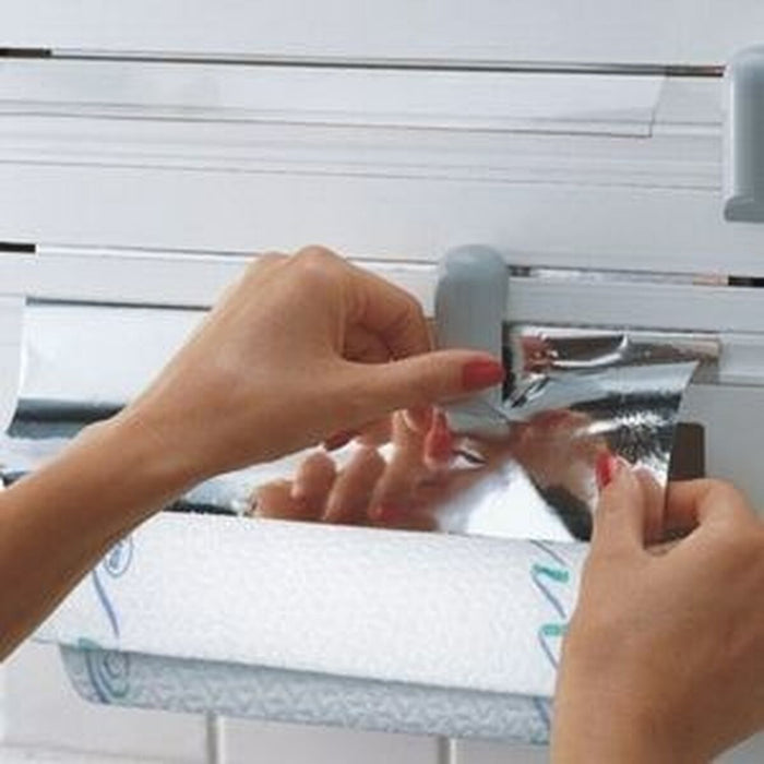 Suport pentru hârtie de bucătărie Leifheit 25703 Alb Gri Alb/Gri Plastic