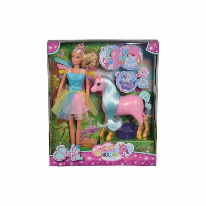 Păpușă Bebe Simba Steffi Love Welcome Unicorn
