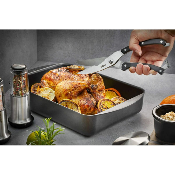 Foarfecă Gefu G-12620 Negru Argintiu Oțel inoxidabil Plastic 35,3 x 19,4 x 35,3 cm