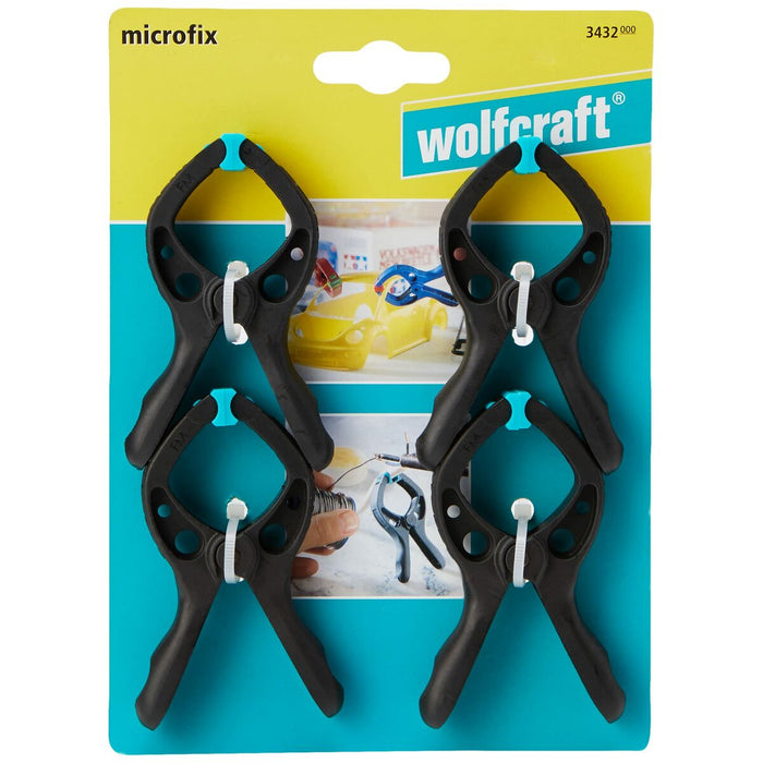 Clamă Wolfcraft microfix 4 Unități